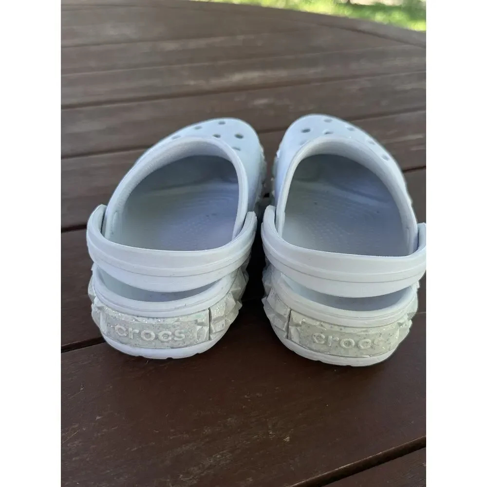 Crocs Crocband Clogs Kids Sky Blue Slip-On Lightweight Comfort Strap Casual C11